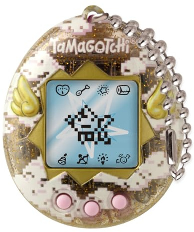 TAMAGOTCHI Original Angel - Lovely Angel Shell Virtual Pet | Angel Digital Pet, Retro Travel Toy, Back to School Gift, Collectible Tamagotchi