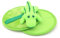 Klettballspiel mit Plüschtier | Wurfspiel für Kinder ab 3 Jahren zum Werfen und Fangen lernen | Klettball Set, Catch Ball, Kinder Fangballspiel mit Wurftier (Krokodil Kurt (Crocodile) - Grün)
