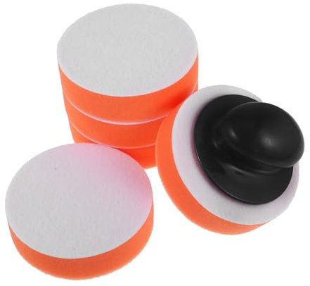 LALADEFIEE Tampons De Polissage Pour Voiture Avec Poignée Applicateurs De Cire Pour Polissage De Véhicule Kit De Tampons