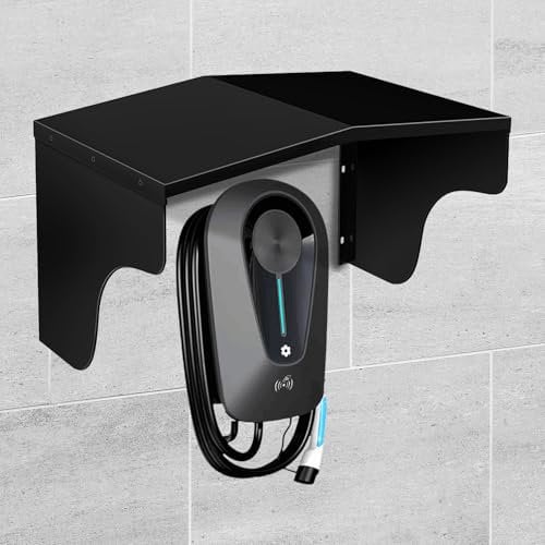 HAMON Wallbox Wetterschutz Edelstahl, Schutzdach für e-Auto Ladestation Wallbox Abdeckung Wasserdicht, Zubehör für Wallboxen, Sonnenschutz