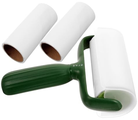 BAZEITFLOW Pet Hair Roller mit Nachfüllrollen Tragbarer und Klebriger Tierhaarentferner für Kleidung Sofa Auto Vielseitiger Fusselroller für Haustierhaare Leicht und Handlich