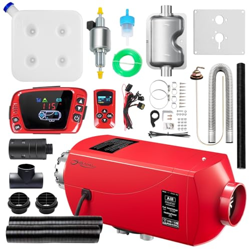 OBAKL Dieselheizung 12V 5kW, mit LCD-Bedienfeld und Sprachansage