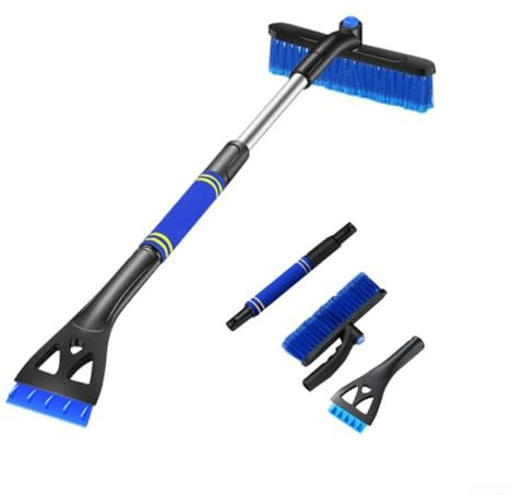 HanOaki Auto Eiskratzer Besen Reinigungsset Langer Stiel für Winter Scheibenreinigung
