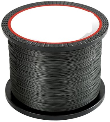 Fishing Line 8 Stränge 4 Geflochtene 1000M 3000M Angelschnur Multifilament PE-Schnur for Karpfenangeln im Salzwasser(4X-Black Deal,1000M-4.0-60LB)