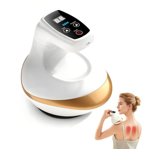 Massaggiatore 4 in 1 contro la cellulite, Vuoto & Gua Sha elettrico