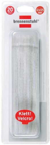 Brennenstuhl Klett-Kabelbinder 12mm x 125mm weiß, 1164350