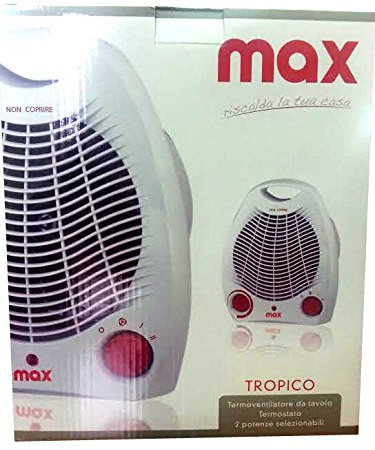TERMOVENTILATORE DA TAVOLO MAX 2 POTENZE