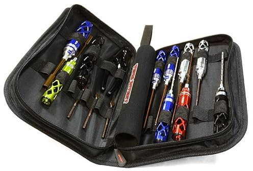 Integy RC Model 14pcs Competition Tool Set w/Carrying Bag Designed for 1/10 Touring Car