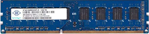 4 GB NANYA Desktop DDR3 1600 MHz RAM PC3–12800U Memory nt4gc64b8hg0nf