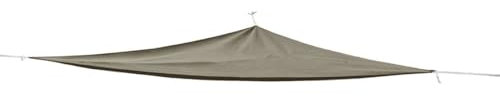 Linder Sonnensegel Dreieck 5x5x5m Polyester Sonnenschutz Terrasse, Farbe:Taupe