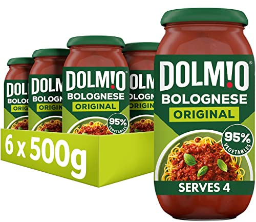 Dolmio Original Bolognese Tomato Pasta Sauce Jar Multipack 6 x 500 g