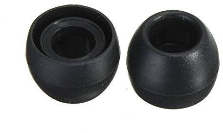 MASUNN 10 Paia Nero di Medie Dimensioni Sostituzione Auricolare Auricolari per LG per Le Cuffie Sony - M