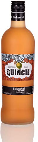 BIRKENHOF Brennerei | Quincie - Quittenlikör | (1 x 0,7l ) - 18 % vol.