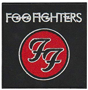Foo Fighters Us Rockband Aufnäher Besticktes Patch zum Aufbügeln Applique