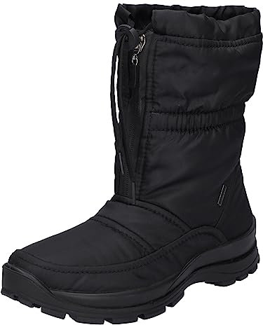 Westland Damen Snowboots Grenoble 118,Weite G (Normal),Wechselfußbett,wasserdicht,Schneestiefel,Schneeboots,Moon Boots,schwarz,36 EU / 3 UK