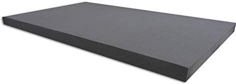 Dibapur ® AKUSTIK Stop - Raum - Akustik Schaumstoff - (Ca.100 x 50 x 5 cm) - Dämmung - Schallschutz