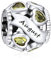 NINGAN 925 argent sterling pierre d'anniversaire rose or creux charme perles jumelles pour femmes bracelet collier cadeau de vacances (S925 Silver - 08 -Août)