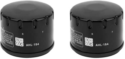 AHL Motocicletta Filtro olio moto Filtro olio 2 pezzo per Peugeot Scooter 500 Satelis 07-13;Piaggio Scooter 400 Beverly i.e. 06-08/400 Beverly Tourer 08-09/400 MP3 07-08