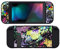 playvital Cover Protettiva Custodia per Nintendo Switch Copertura Morbida TPU Case per NS Switch Joycon Console con Copri Tasti ABXY Direzionali Colorati-Spruzzata di Acquerello