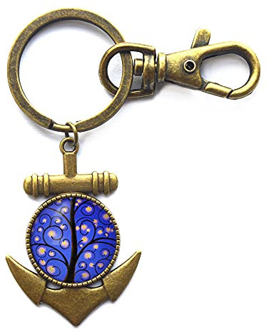 Albero della vita, gioielli albero della vita, albero della vita, albero di ancora, albero della vita, portachiavi albero della vita, anello di ancora, regalo amico, gioielli dell'albero, PU310