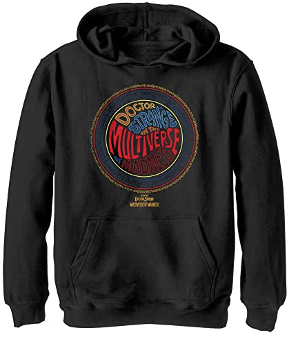 Marvel Jungen Doctor Strange im Multiversum des Wahnsinns Multiverse Runes Hoodie, Schwarz, XL