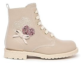 Nero Giardini I327560F Anfibi Junior da Bambina in Pelle - Beige 29 EU