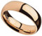 Taffstyle Band Ring Edelstahl Herrenring Damenring Partnerring Trauring Verlobungsring Damen Herren Rosegold Größe 58 (18.5) Breit 6mm