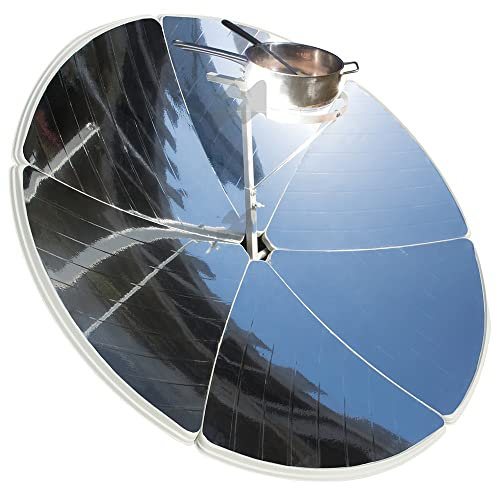 Estufa Solar De Concentración, Estufa De Cocina Solar, Estufa Solar Portátil, Horno Parabólico Para Acampar Al Aire Libre, Cocina Con Soporte De Hierro, Horno Solar Para Barbacoa Al Aire Libre Picnic