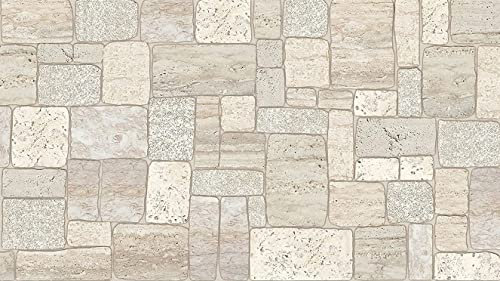 Pannelli da parete in PVC 3D decorativi piastrelle rivestimento (Calcare Chiaro)