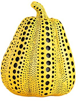 SHENGTIAN Moderne minimalistische Gepunktete Kürbis-Skulptur – Kreative Herbst- und Halloween-Deko, Kürbis-Deko für Zuhause und Garten, Kürbis-Ornament für Herbst und minimalistische Dekoration