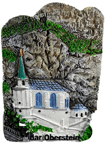 Magnet Souvenir Idar Oberstein 7 x 5 x 1,5 cm Kühlschrankmagnet Figur Deko GCG 0300