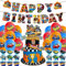 Rennwagen Luftballon Dekorationen, Auto Geburtstag Party Dekorationen Thema Geburtstag Luftballon Set mit Folienballon Happy Birthday Banner Latexballon für Baby Shower Geburtstag Dekorationen