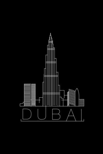 Dubai Architecture Notebook: Blank Lined Paper