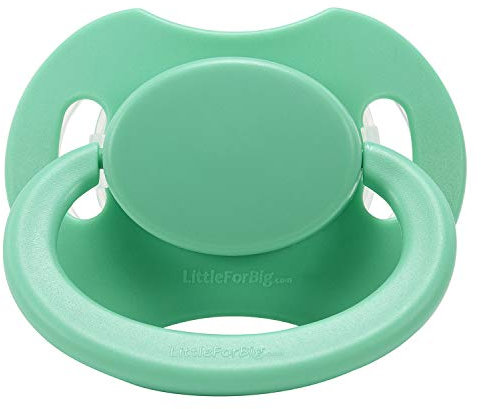 LittleForBig Generation II Großer Saugerschild Schnuller in Erwachsenengröße - Grün