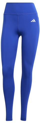 adidas Damen Optime Essentials Stash Pocket Full Length Leggings, semi lucid blue, M