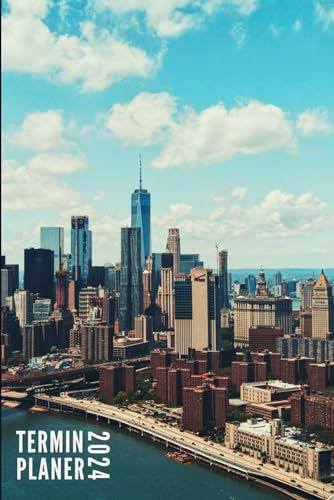 Terminplaner 2024: New York - Taschenkalender | 12 Monate | Wochenplaner, Terminkalender von Januar bis Dezember 2024 Ideal für Studenten, ... | Monatsplaner, Kontaktliste, Notizen