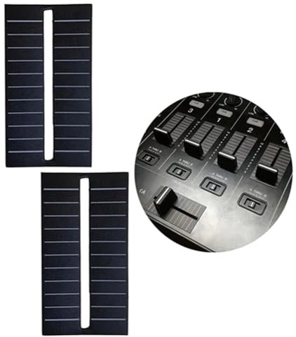 WXYINSPAS 2pcs Scale Protection Sticker of Fader Slider, Cover Skin Accessories of Crosscut for DJ Controller Mixer Console Pioneer DJM、DDJ、XDJ, Sturdy, Scratch Resistant, Bubble-Free (2pcs)