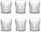 6 Pièces Verres À Whisky, 300ml Verre A Whiskey En Cristal, Verres À Vin Rouge, Verres À Champagne, Verres De Boissons for La Maison, Les Restaurants, Les Fêtes, Couleur Transparente Verres à vin roug