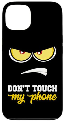 Case Dont Touch My Phone Case Anime Lover Angry Face Geschenk Hülle für iPhone 13