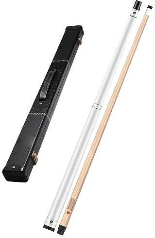 SchAan Billiard Tisch mit zubehör Billard Queue Billiard cue 147 cm geteilter chinesischer Acht-Ball-Billardqueue, amerikanischer Neun-Ball-Queue(Color:c,Size:10.5mm)