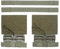 Qsvbeeqj 1 Quick Release Schnalle Set Jagd Weste Quick Release Seite Gürtel Kummerbund Riemen 420 Weste
