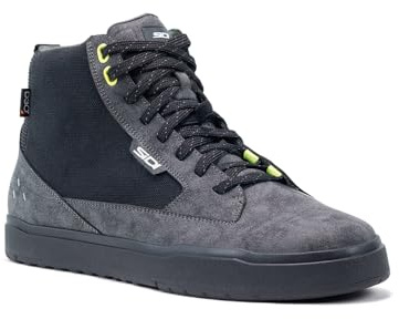Sidi Arx schwarz Full Black Motorradschuhe CE Velours-Leder Fortex D3O, 48