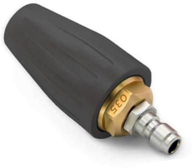 La Boquilla De La Turbina Giratoria Máquinas De Limpieza a Alta Presión De Agua, Boquilla Turbo Giratoria De Alta Presión De 4000psi, Uso Para Hidrolimpiadora De Alta Presion, Calibre 1.156 Mm (Negro)