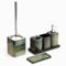 Home Harbour Zen Essence Collection | 6-Piece Green Bathroom Accessories Set | Soap Dispenser, Toothbrush Holder, Tumbler, Vanity Tray, Multipurpose Holder, & Toilet Brush Holder (Set of 6 Green)