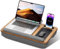 Portable Lap Laptop Desk, Fits up to 17 inch Laptop, with Anti-Slip Strip & Phone Holder, Lightweight Lap Tray Table with Cushion for Couch & Bed (Beech D)