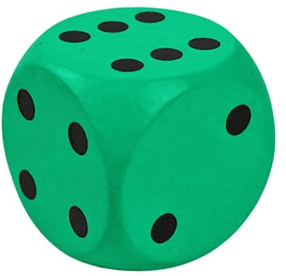 Große Würfel – große Würfel | Riesenwürfel | Großer Würfel für | Farbenfrohe Würfel | 15 cm Jumbo Big Playing Dice | Klassendice | Großer Dice für den Mathematikunterricht, pädagogische Hilfsmittel in