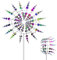 ARTGUTS Einzigartige und Magische Metall Windmühle, 3D Windbetriebene Kinetische Windrad Garten Metall, Windbetriebene Kinetische Wind Spinner, Gartenstecker Windspiel für Terrasse Rasen Garten