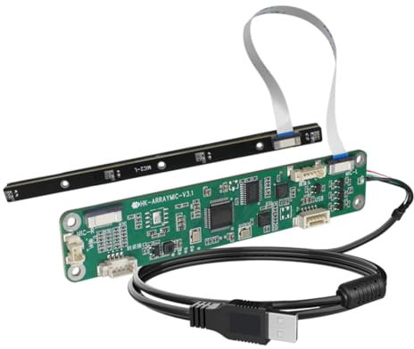 Kioball 4-Array-Richtmikrofon-Array USB Linear 60-Grad-Tonabnahme Rauschunterdrückung mit Verstärker 3,5 mm