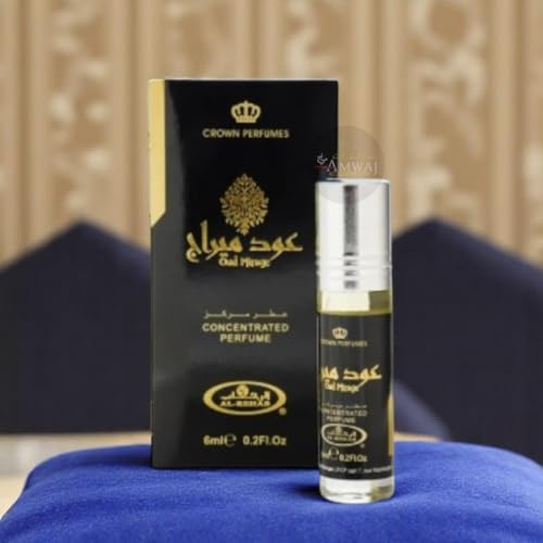 OUD MIRAGE (عود مِيراج) – 6ML Concentrated Perfume Oil Roll-On | Deep, Earthy Oud & Rose Attar for a Mysterious Fragrance Experience
