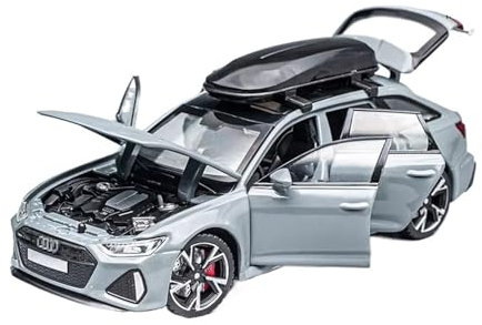 XGFFBAGB 1:32 Für RS6 Modellauto Diecast Metal Geschenk(Gray B,No Box)